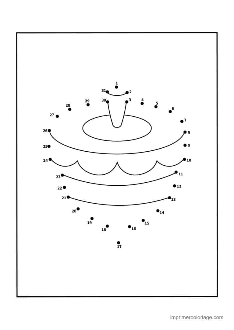 point a relier paques 1 a 31 oeuf de paques a vagues - dessin gratuit &agrave; imprimer