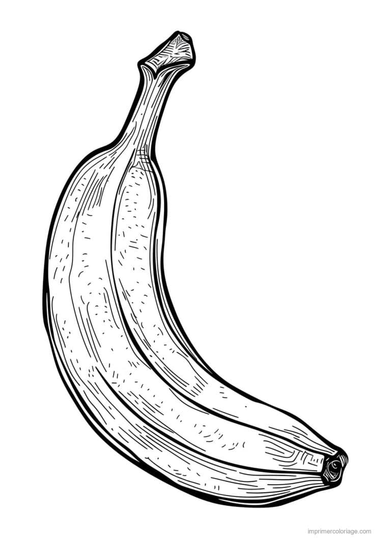 coloriage banane banane mure 101 - dessin gratuit &agrave; imprimer