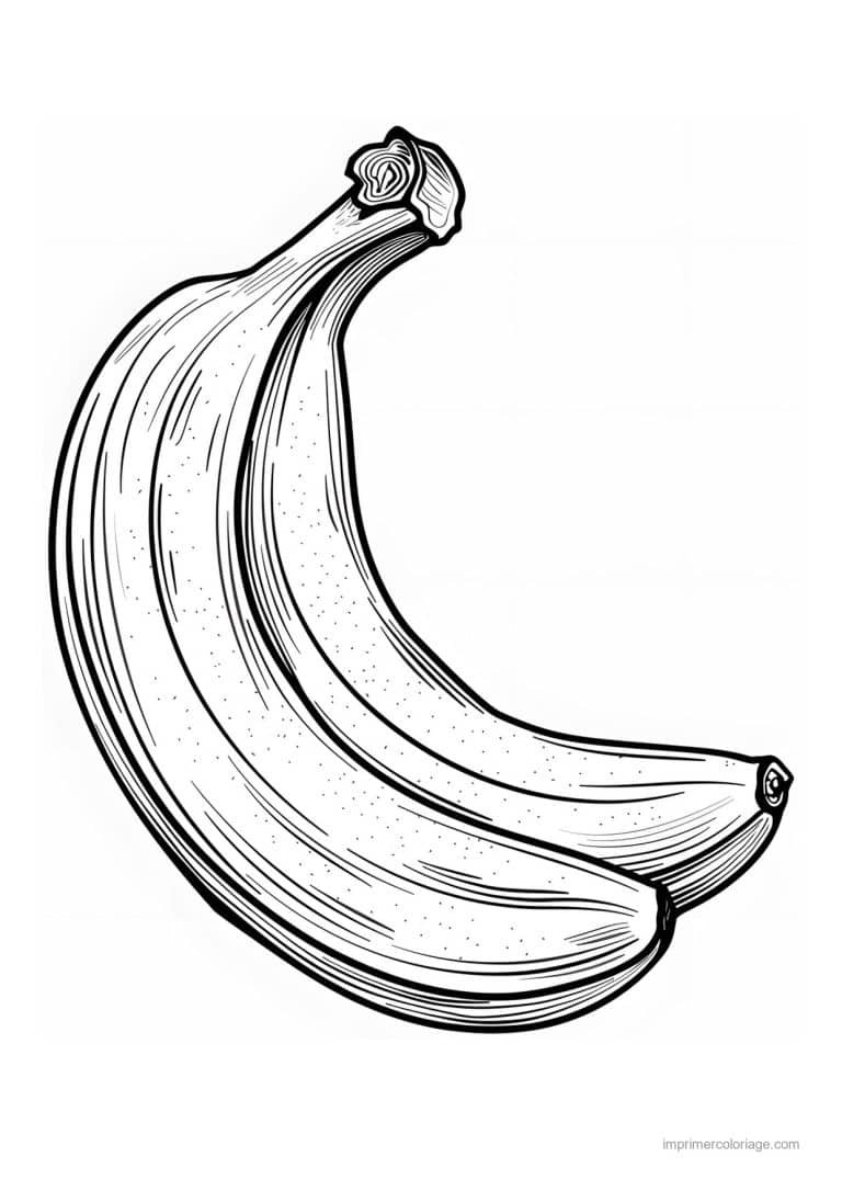 coloriage banane banane mure 189 - dessin gratuit &agrave; imprimer