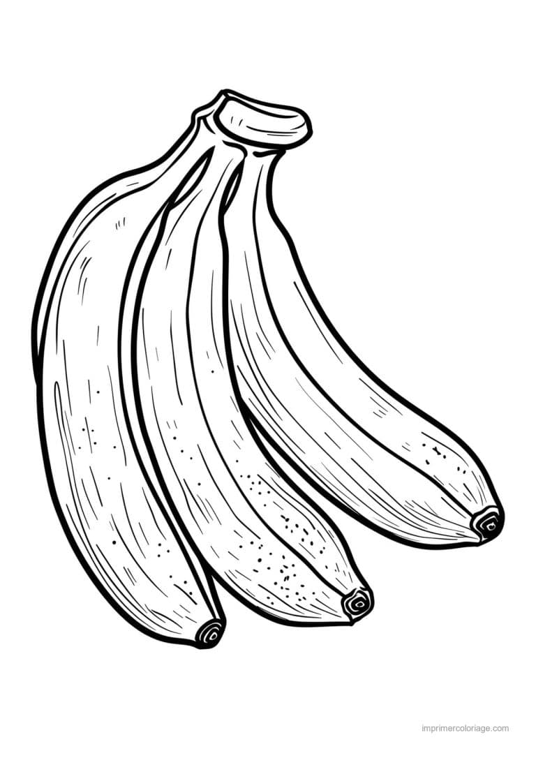 coloriage banane banane mure 192 - dessin gratuit &agrave; imprimer