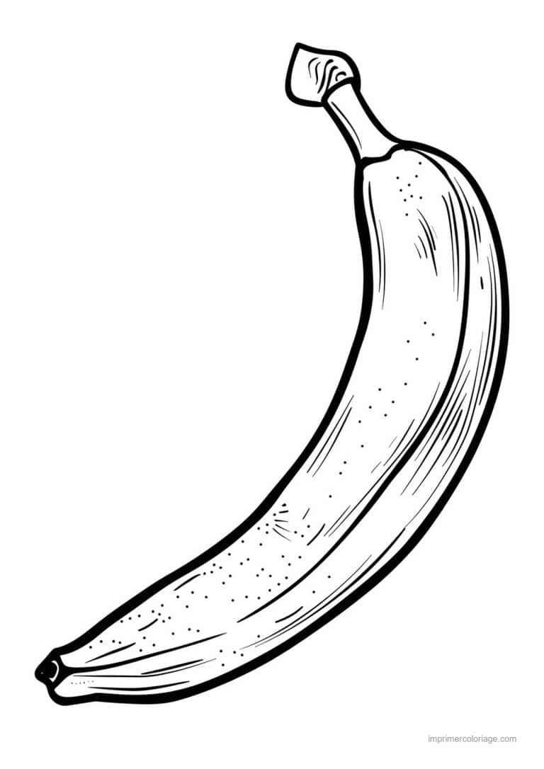 coloriage banane banane mure 58 - dessin gratuit &agrave; imprimer