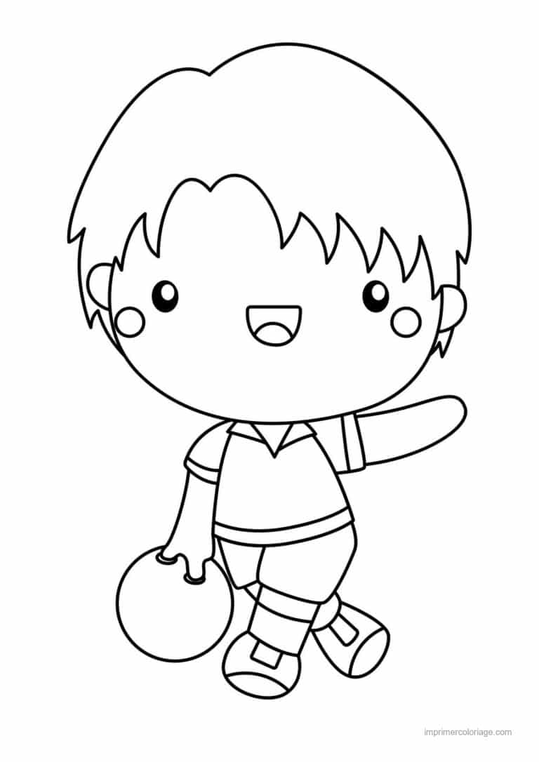 coloriage bowling garcon boule bowling - dessin gratuit &agrave; imprimer