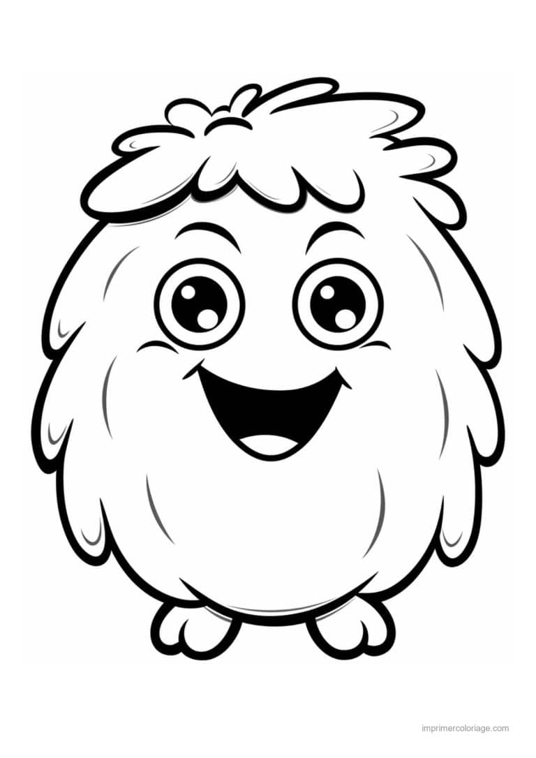 coloriage chou brocoli brocoli kawaii souriant 3 - dessin gratuit &agrave; imprimer