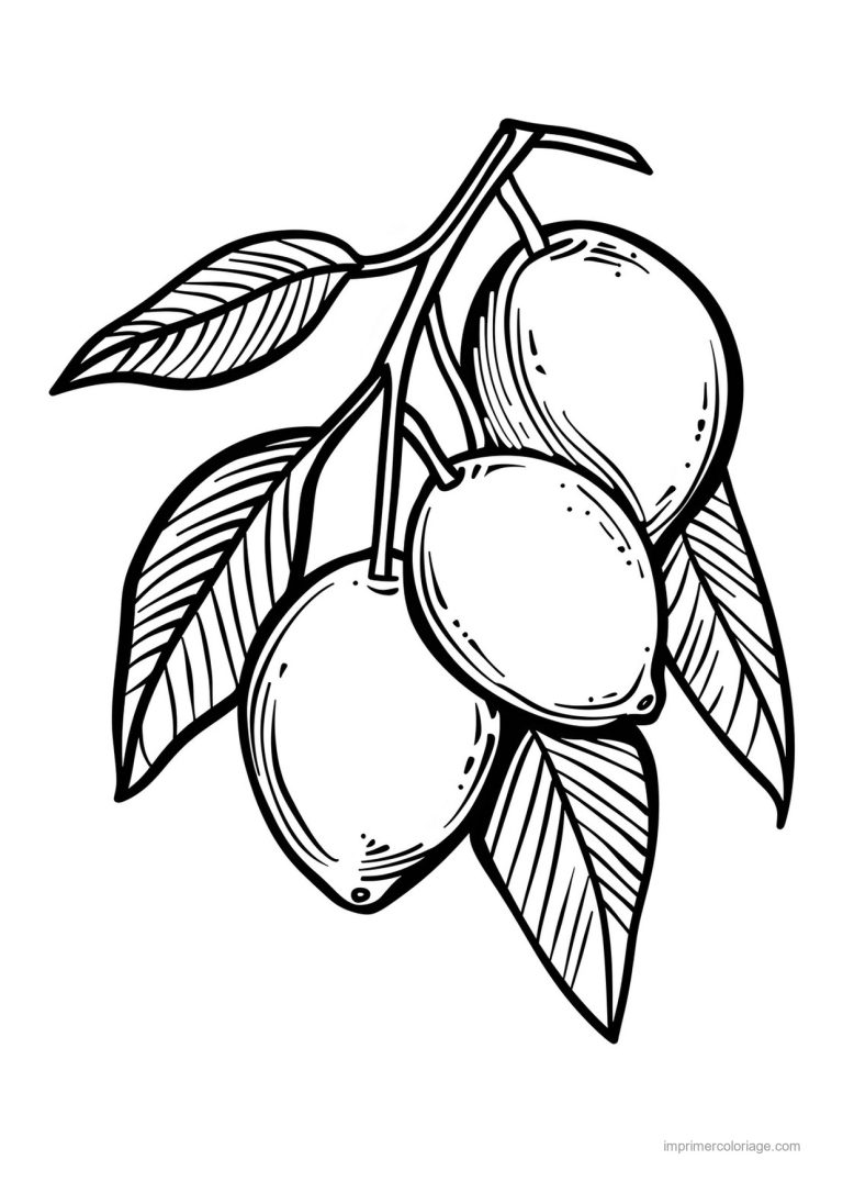 coloriage citron citron grave 158 - dessin gratuit &agrave; imprimer