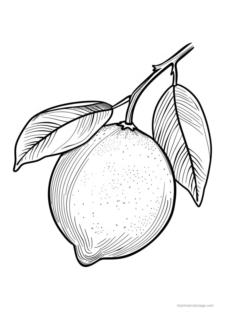 coloriage citron citron grave 193 - dessin gratuit &agrave; imprimer