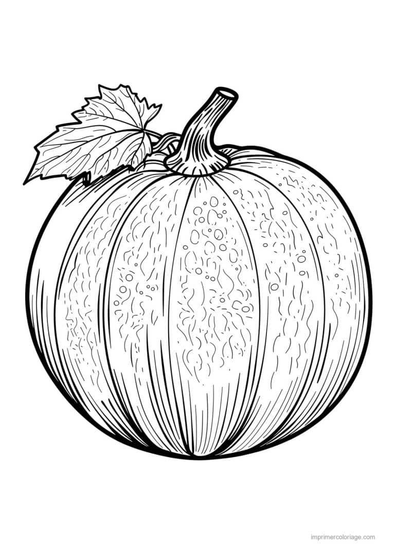 coloriage citrouille potiron citrouille gravee - dessin gratuit &agrave; imprimer
