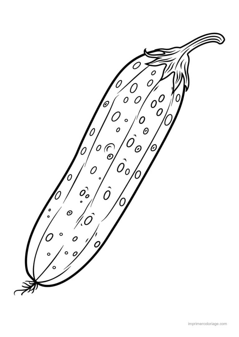 coloriage concombre concombre grave 32 - dessin gratuit &agrave; imprimer