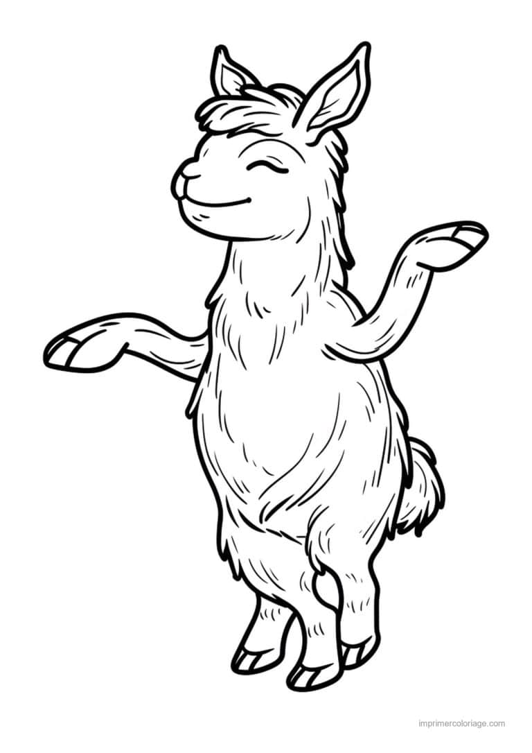 coloriage danse animal qui danse 05 - dessin gratuit &agrave; imprimer