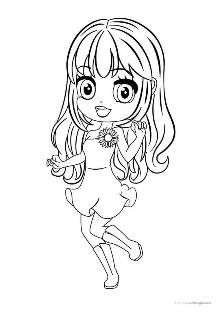 coloriage danse danseuse - dessin gratuit &agrave; imprimer