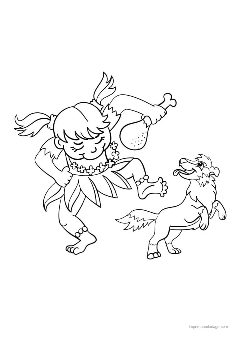 coloriage danse enfant qui danse - dessin gratuit &agrave; imprimer