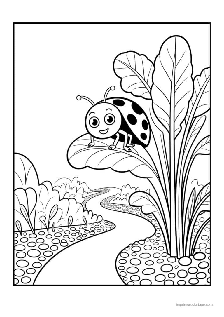 coloriage epinard blette blettes au bord du chemin - dessin gratuit &agrave; imprimer