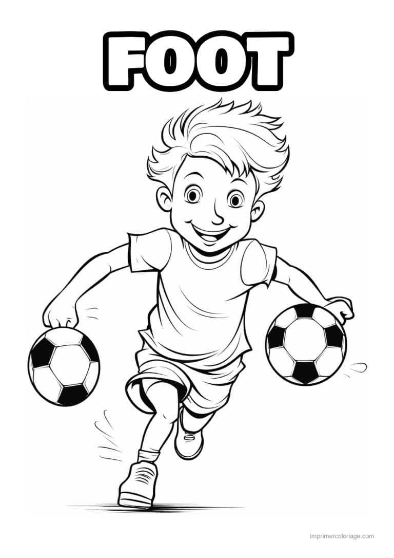 coloriage football 11 - dessin gratuit &agrave; imprimer