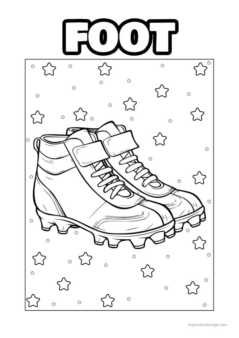 coloriage football 19 - dessin gratuit &agrave; imprimer