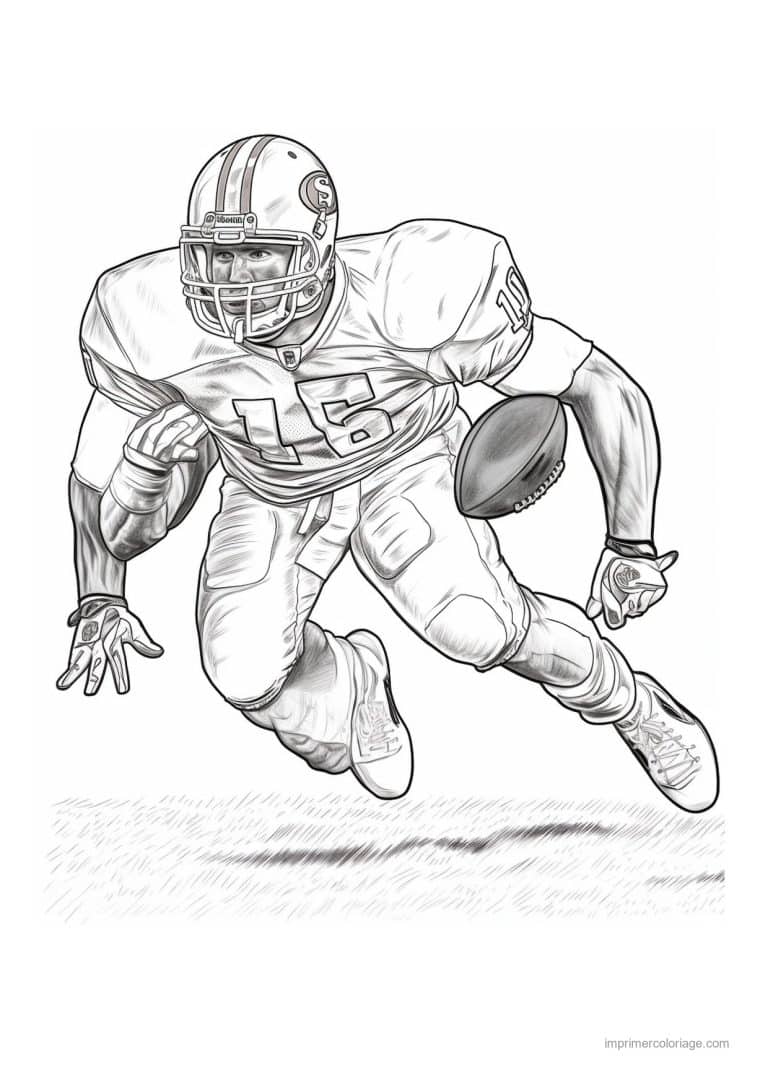 coloriage football americain 14 - dessin gratuit &agrave; imprimer