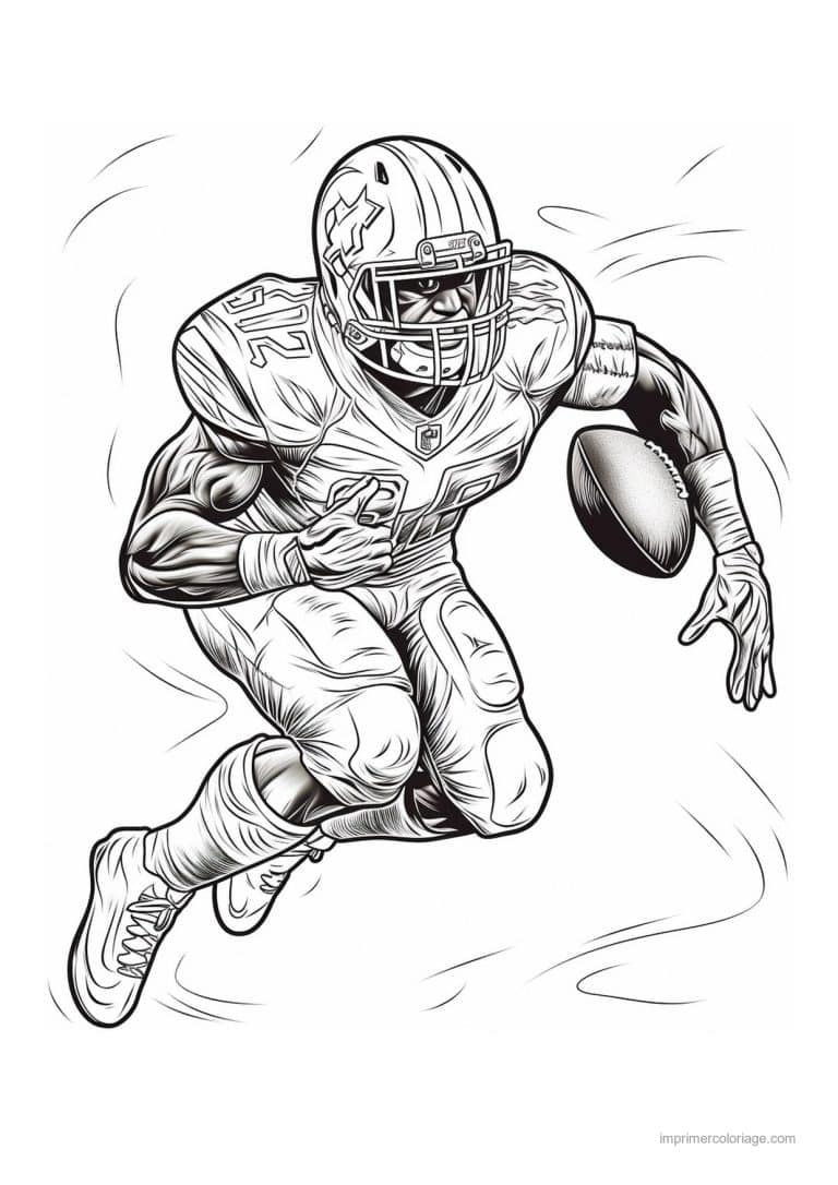 coloriage football americain 17 - dessin gratuit &agrave; imprimer