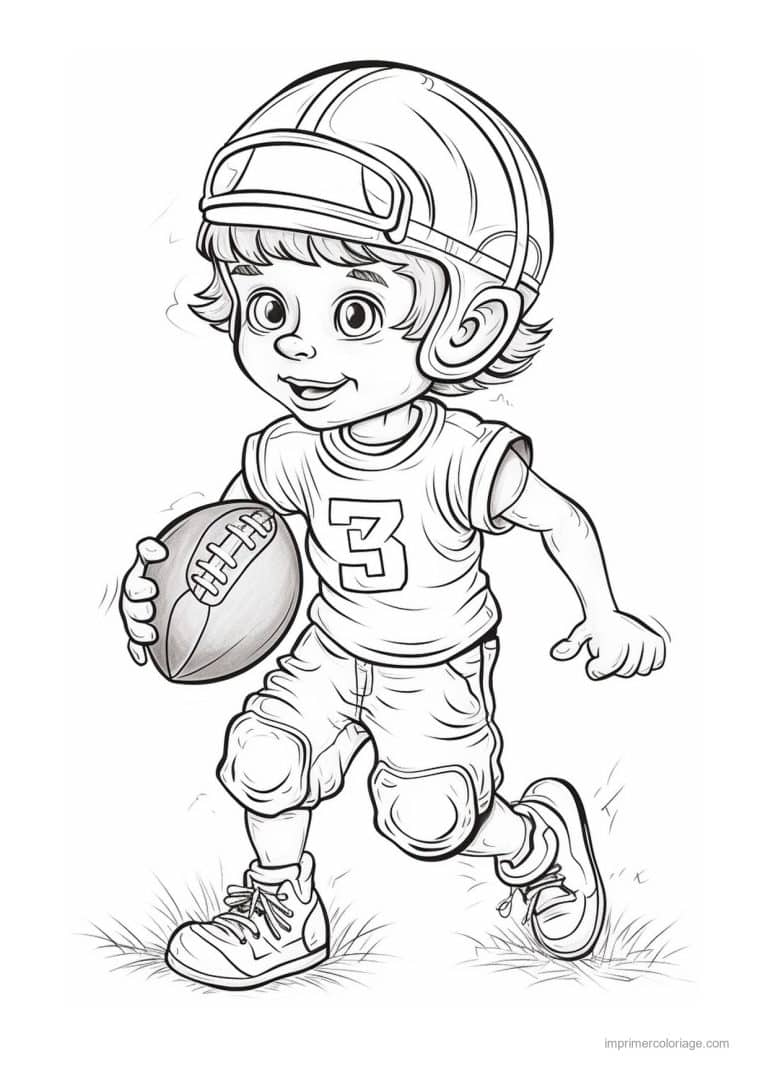 coloriage football americain 18 - dessin gratuit &agrave; imprimer