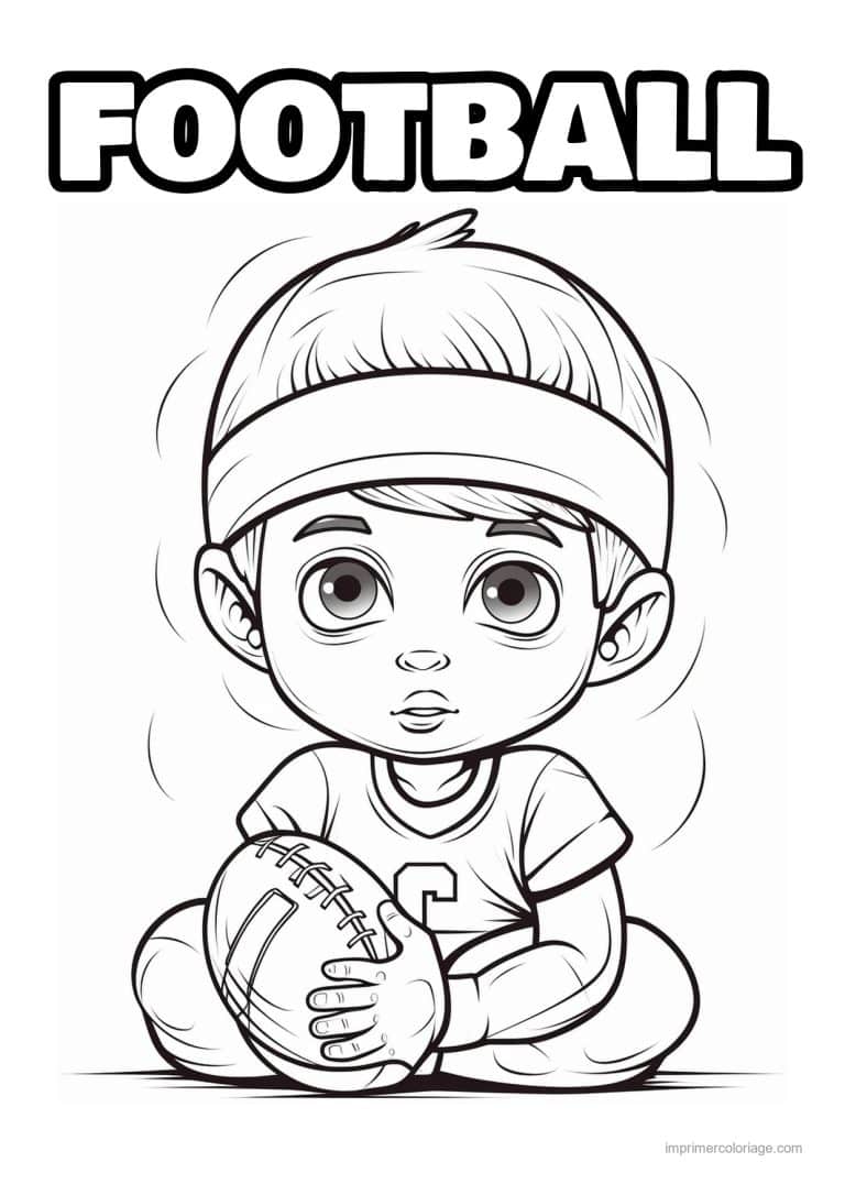 coloriage football americain 19 - dessin gratuit &agrave; imprimer