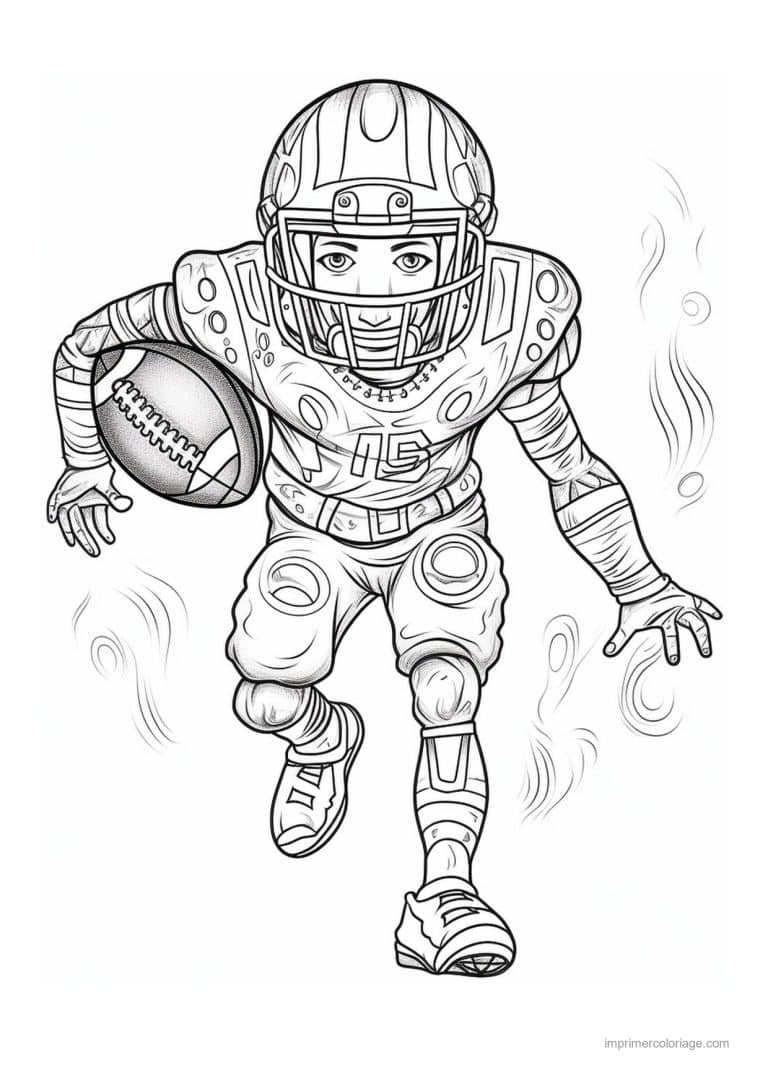 coloriage football americain 20 - dessin gratuit &agrave; imprimer