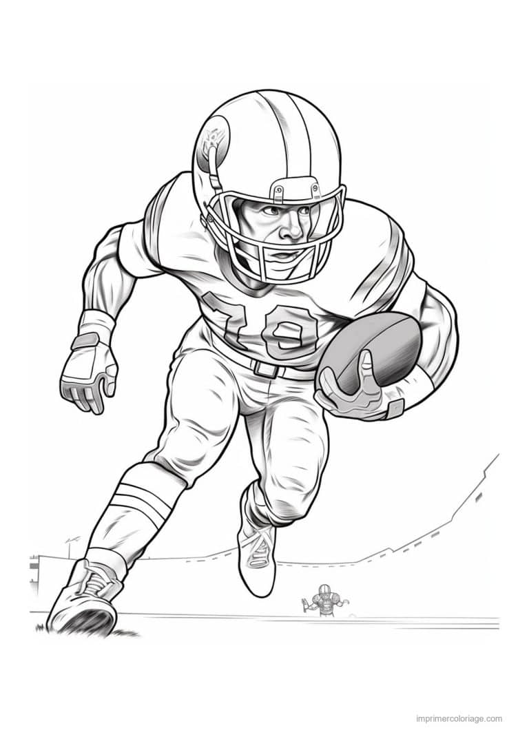 coloriage football americain 23 - dessin gratuit &agrave; imprimer