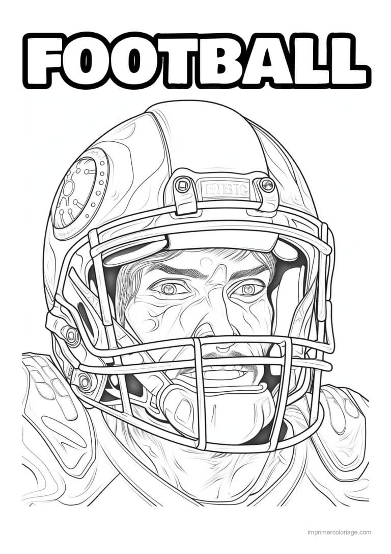 coloriage football americain 25 - dessin gratuit &agrave; imprimer
