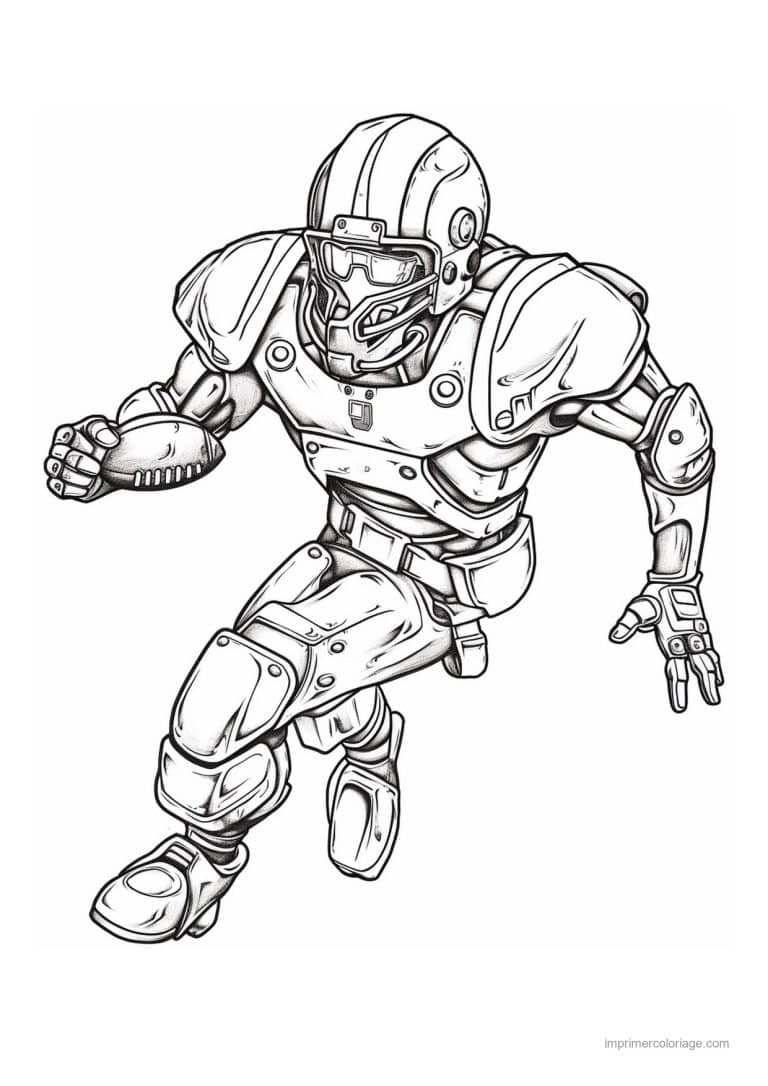 coloriage football americain 27 - dessin gratuit &agrave; imprimer