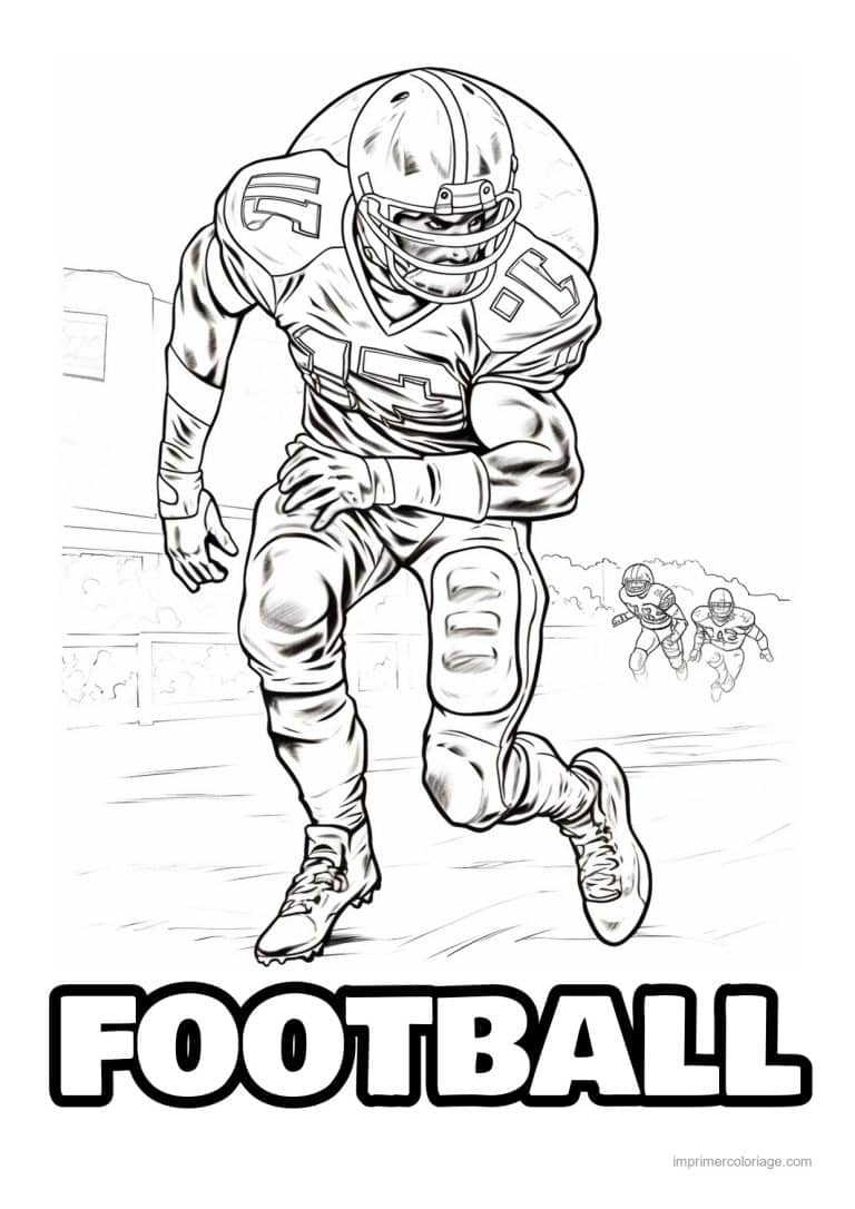 coloriage football americain 28 - dessin gratuit &agrave; imprimer