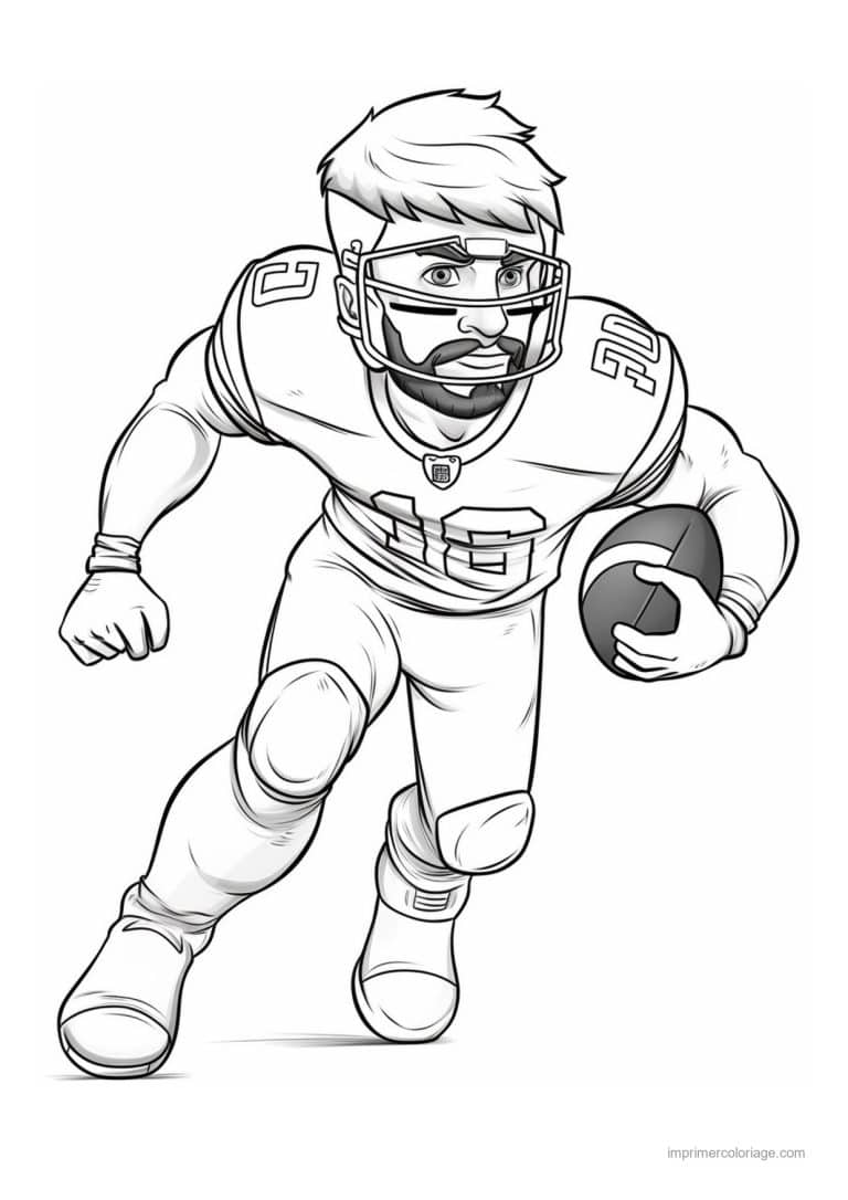 coloriage football americain 30 - dessin gratuit &agrave; imprimer