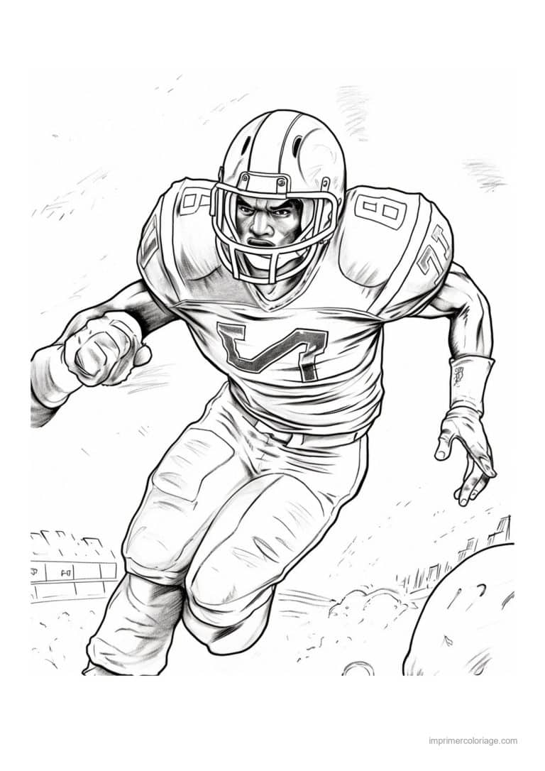 coloriage football americain 32 - dessin gratuit &agrave; imprimer