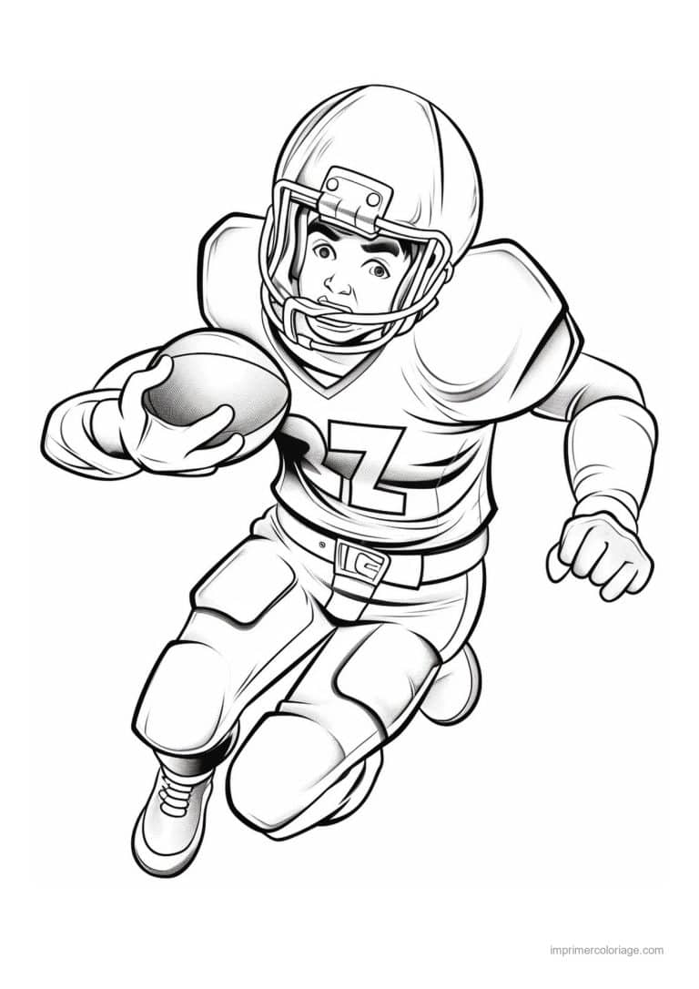 coloriage football americain 35 - dessin gratuit &agrave; imprimer