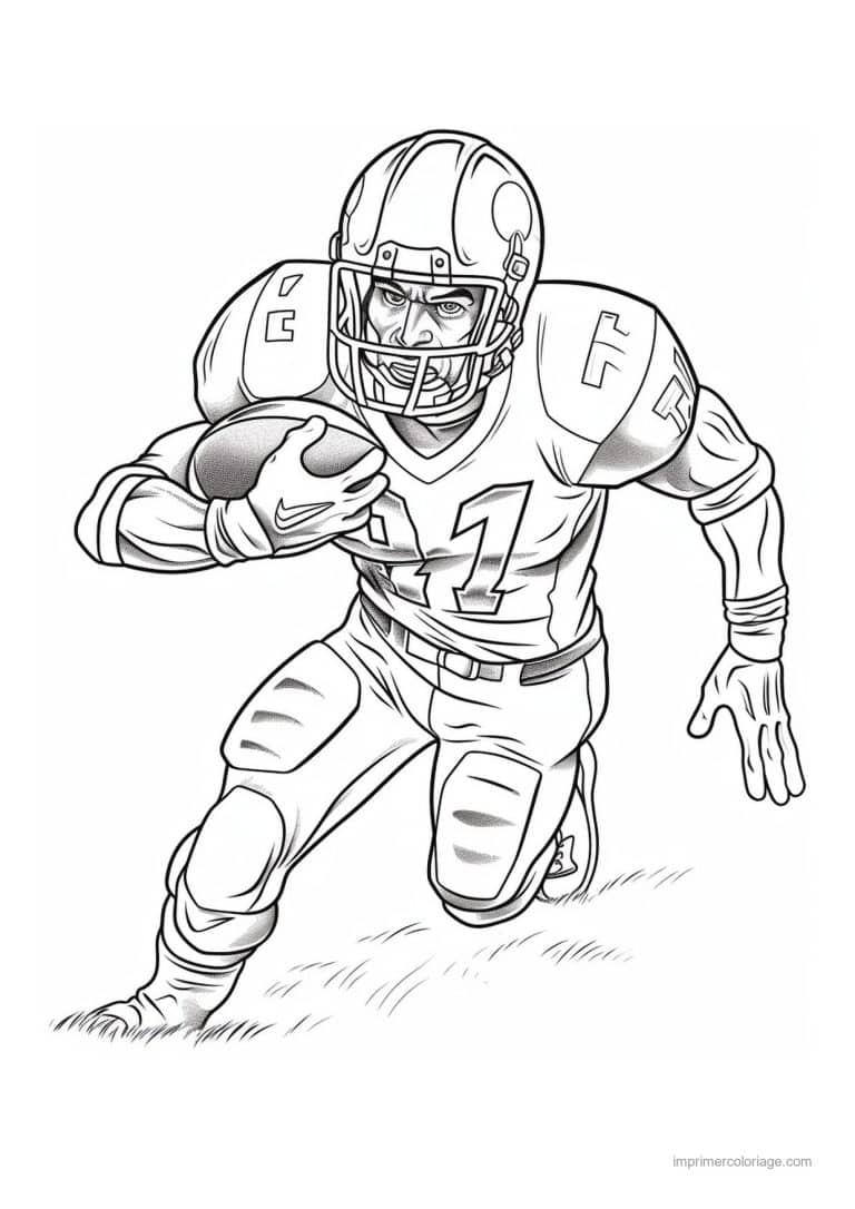 coloriage football americain 36 - dessin gratuit &agrave; imprimer