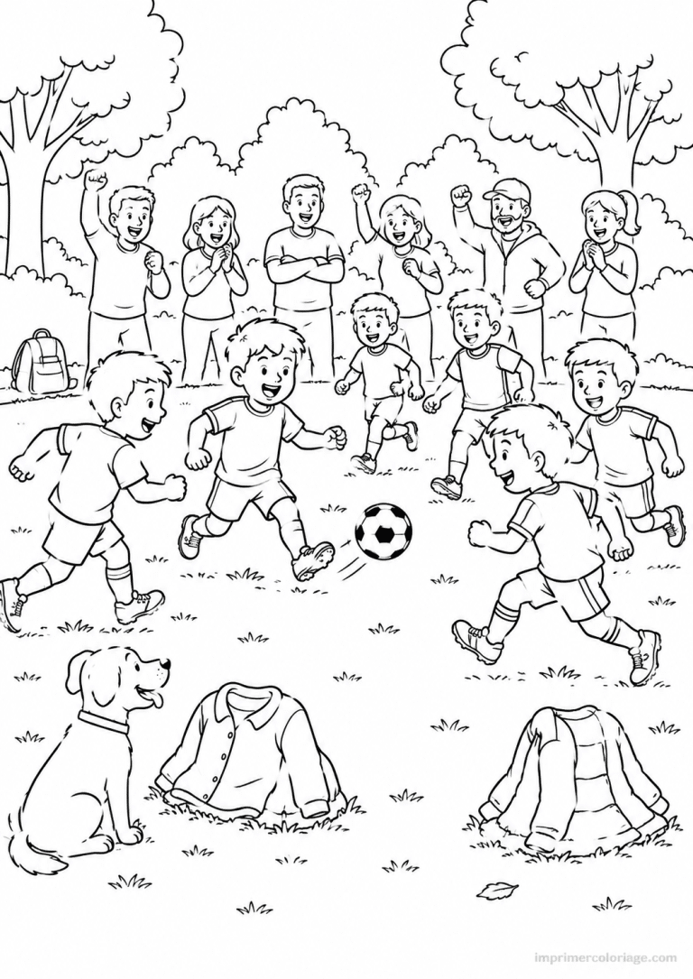 coloriage football ballon equipement - dessin gratuit &agrave; imprimer