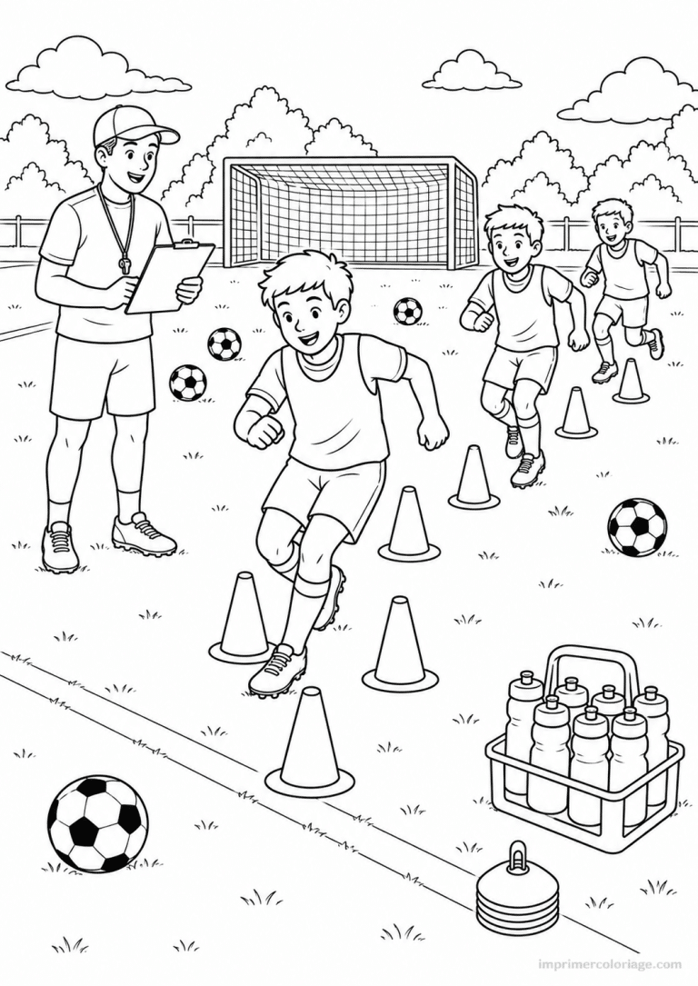 coloriage football corner surface - dessin gratuit &agrave; imprimer