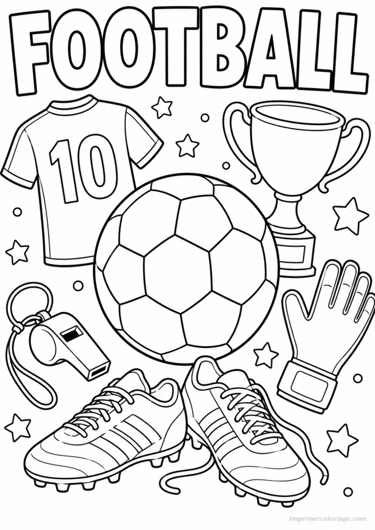 coloriage football stade exterieur - dessin gratuit &agrave; imprimer