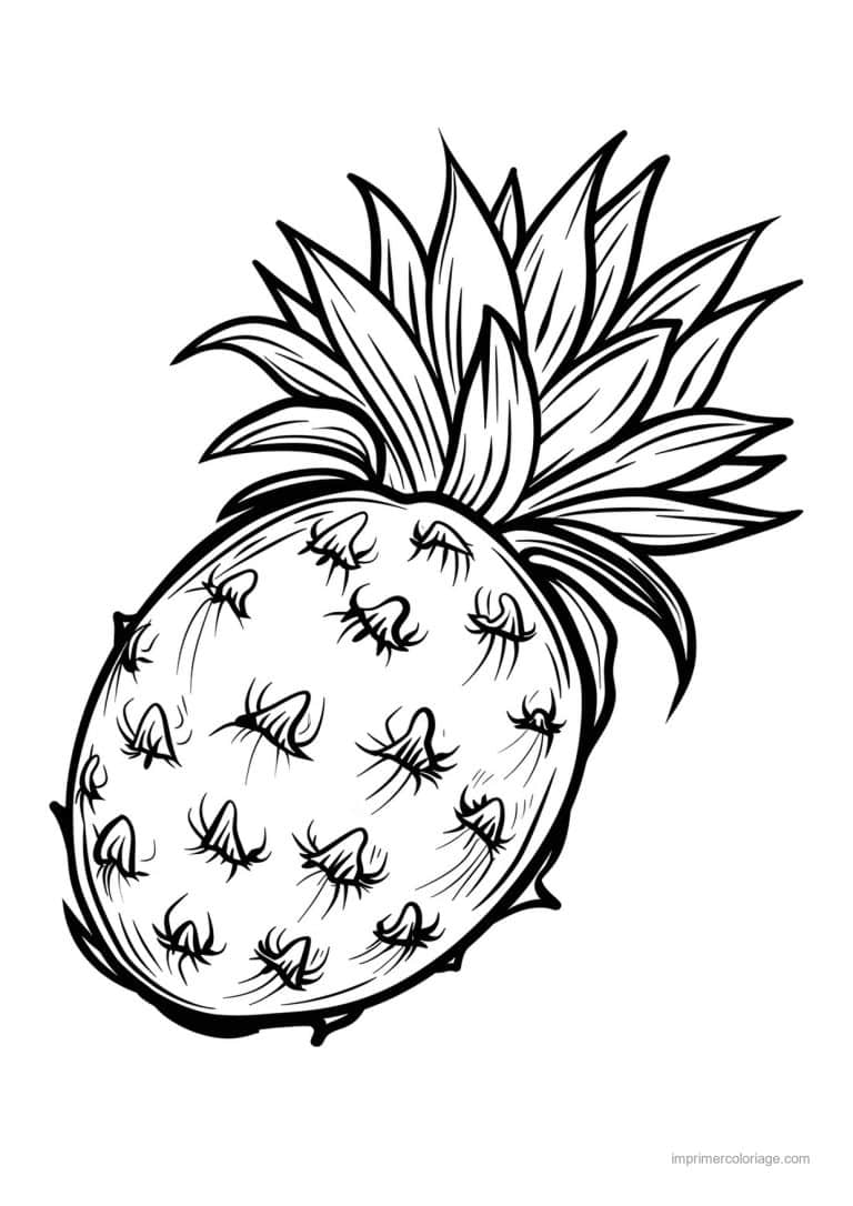 coloriage fruits exotiques fruit exotique grave 61 - dessin gratuit &agrave; imprimer