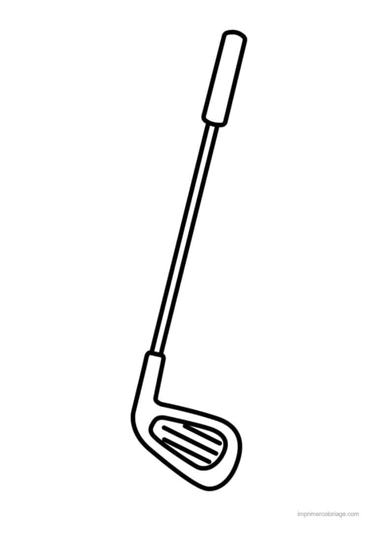 coloriage golf club de golf - dessin gratuit &agrave; imprimer