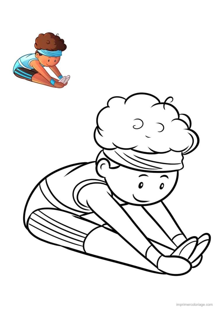 coloriage gymnastique 07 - dessin gratuit &agrave; imprimer