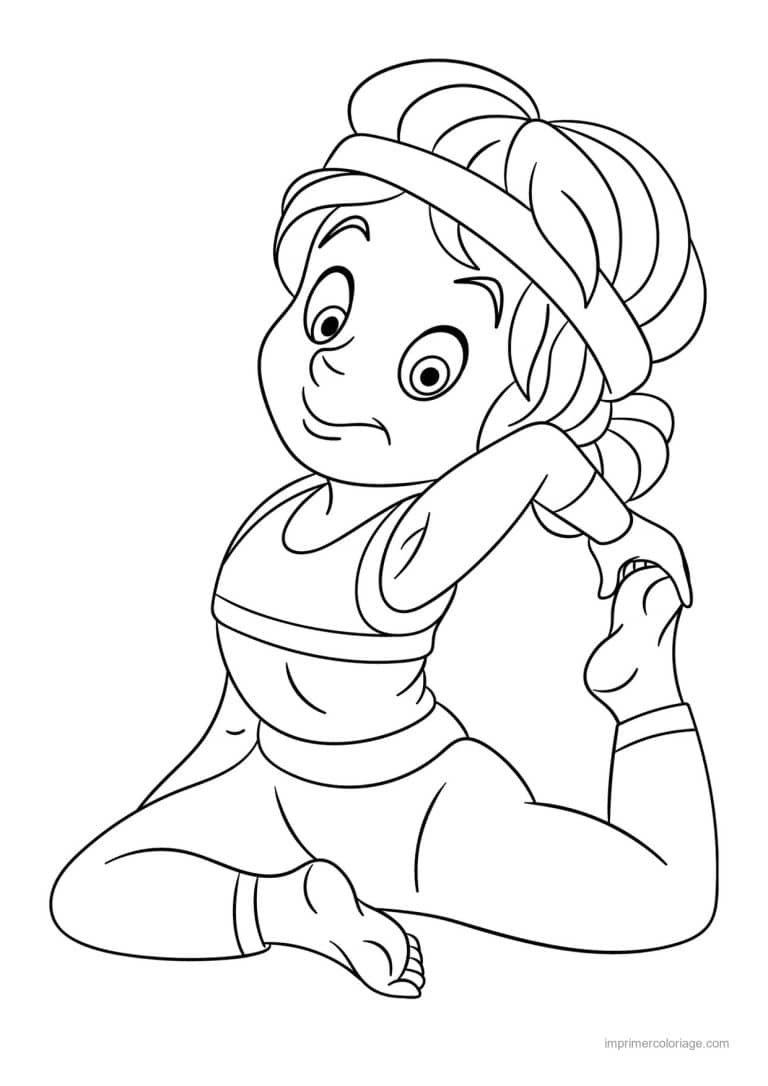 coloriage gymnastique 10 - dessin gratuit &agrave; imprimer