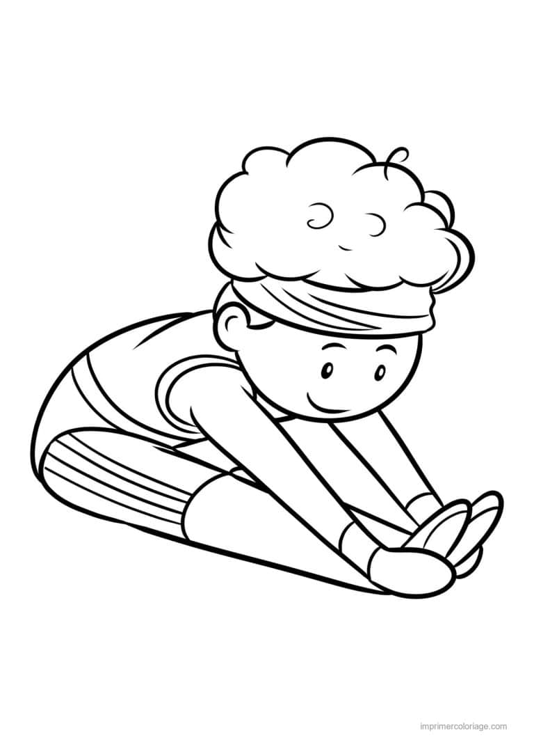 coloriage gymnastique 22 - dessin gratuit &agrave; imprimer
