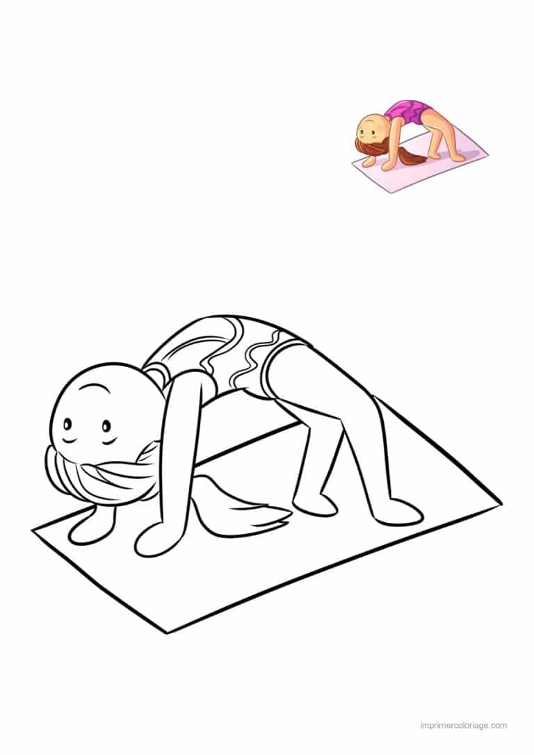coloriage gymnastique 26 - dessin gratuit &agrave; imprimer