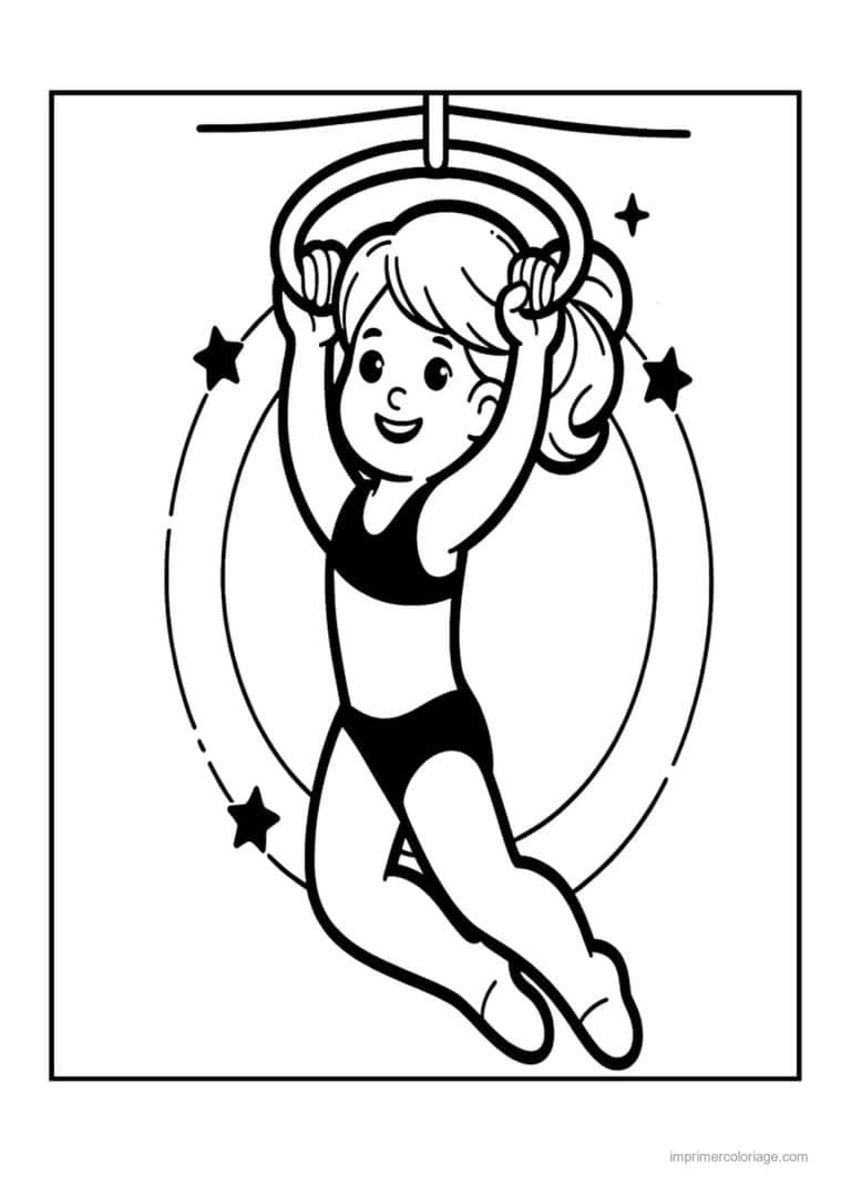 coloriage gymnastique 31 - dessin gratuit &agrave; imprimer