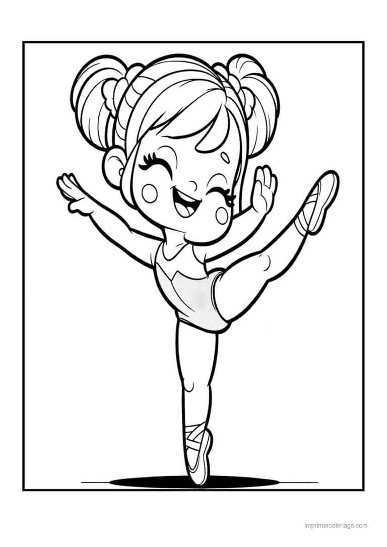 coloriage gymnastique 39 - dessin gratuit &agrave; imprimer