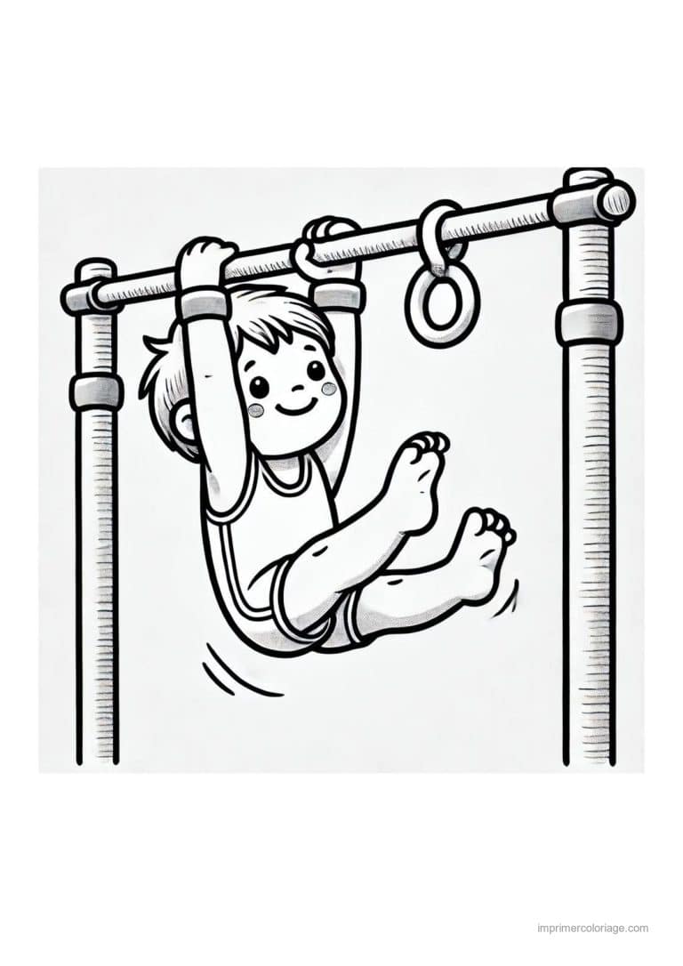 coloriage gymnastique 53 - dessin gratuit &agrave; imprimer