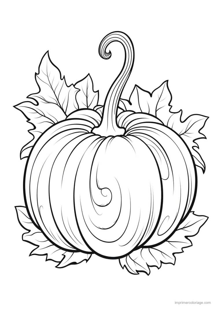 coloriage legumes citrouille gravee 116 - dessin gratuit &agrave; imprimer