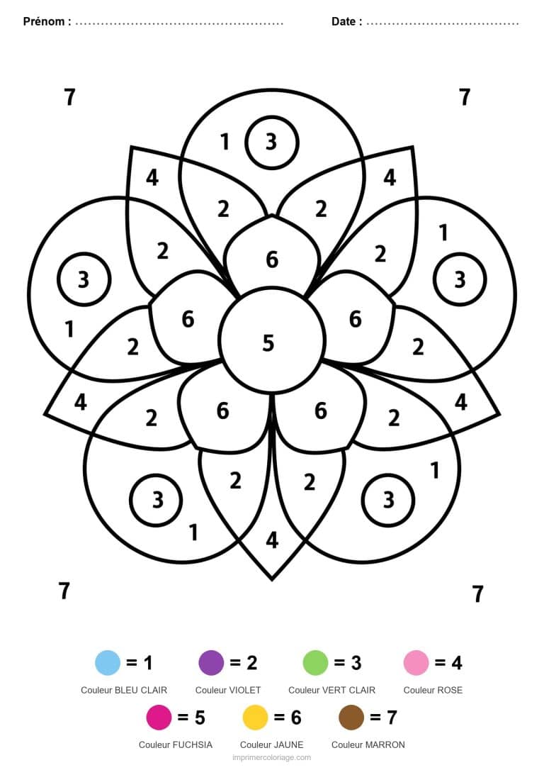 coloriage magique mandala mandala a gouttes - dessin gratuit &agrave; imprimer