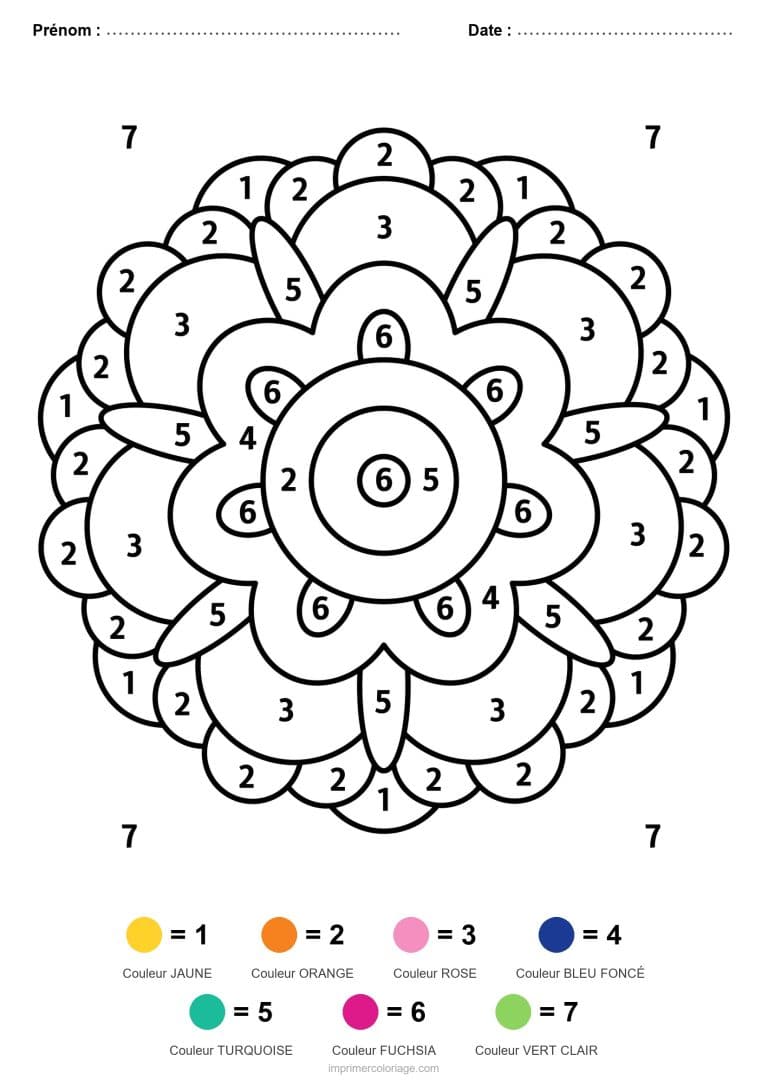coloriage magique mandala mandala dentelle - dessin gratuit &agrave; imprimer