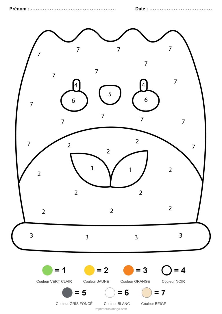 coloriage magique printemps serre de jardin - dessin gratuit &agrave; imprimer