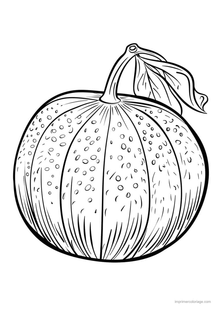 coloriage melon melon cotele 64 - dessin gratuit &agrave; imprimer