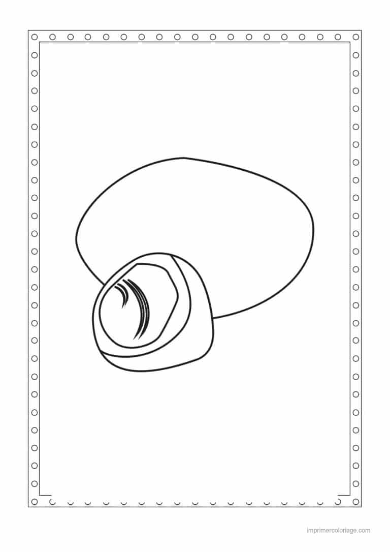 coloriage noix de coco noix de coco encadree - dessin gratuit &agrave; imprimer