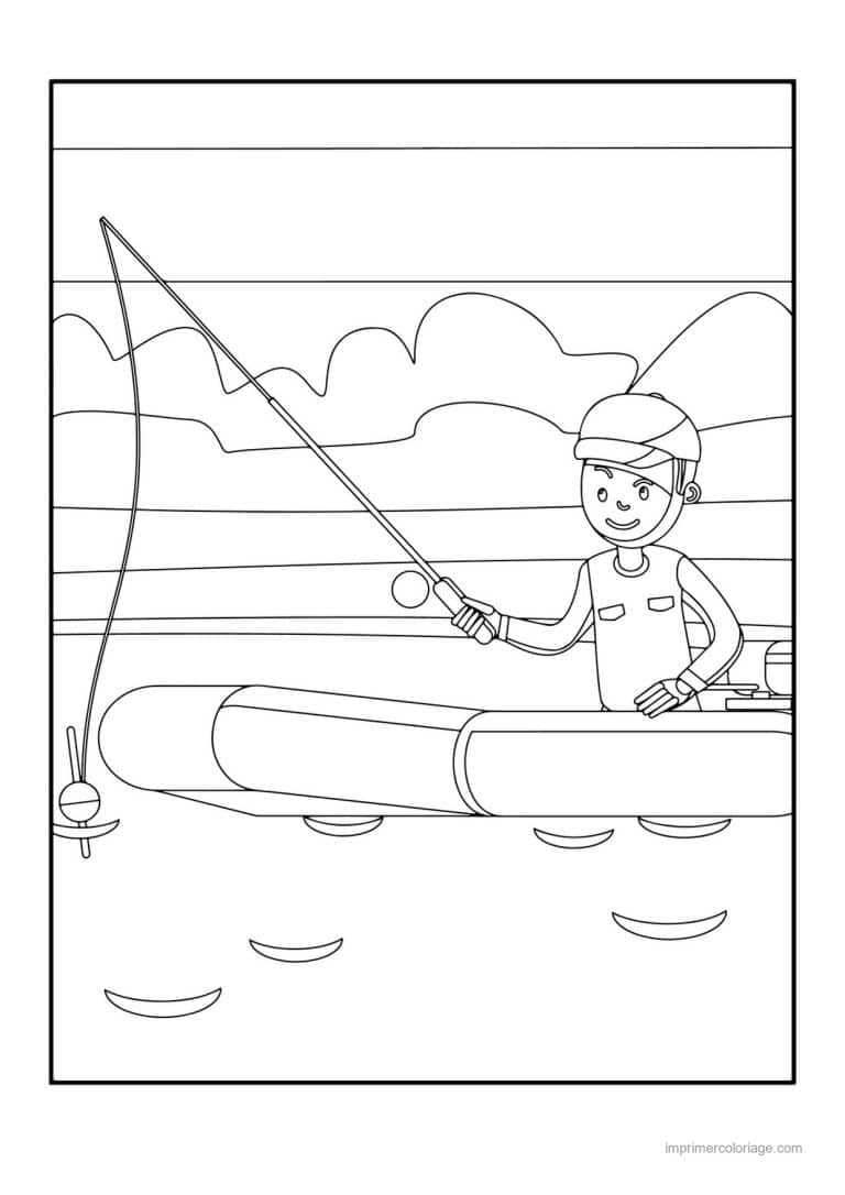 coloriage peche 07 - dessin gratuit &agrave; imprimer