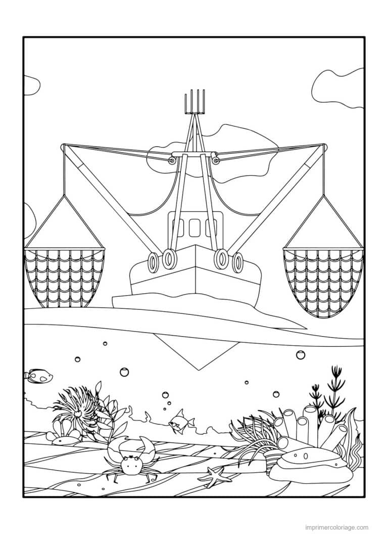 coloriage peche 10 - dessin gratuit &agrave; imprimer